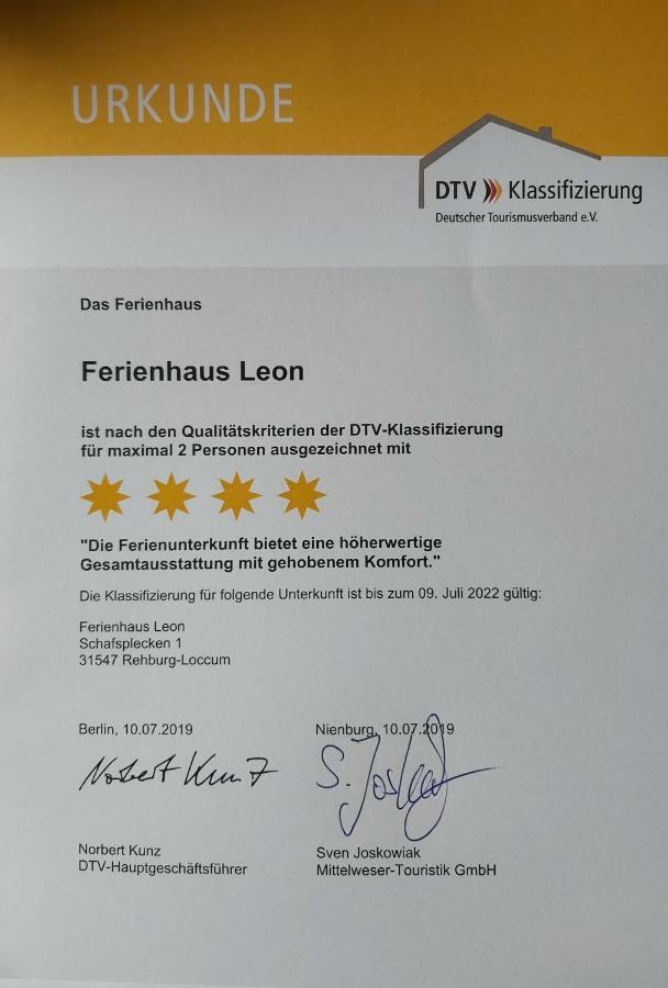 Ferienhaus Leon Mit Sauna Rehburg-Loccum 외부 사진